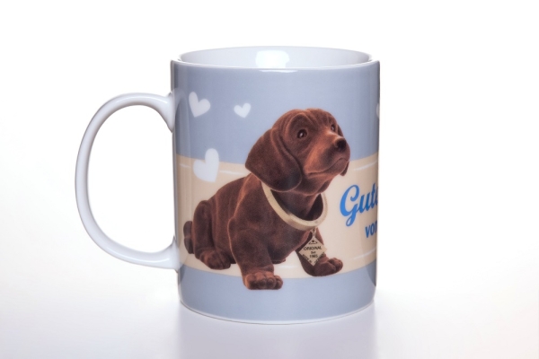 Tasse mit Aufdruck des Original Wackeldackels