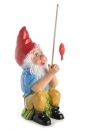 Gartenzwerg Angler sitzend - 37cm
